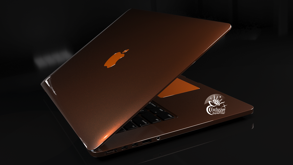 Купить эксклюзивный MacBook Pro коричневый
